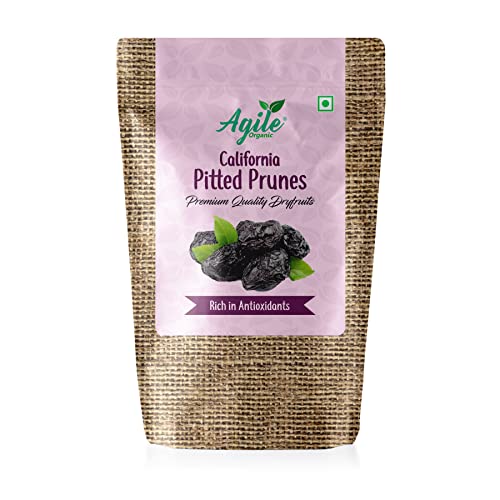 Agile Organic® Dried Premium California Pitted Prunes 150g | Health Snack