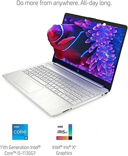 HP [Windows 11 Pro] 15 15.6" FHD Business Laptop Computer, 11th Generation Intel 4-core i5-1135G7 (Beat i7-1160G7), 8GB RAM 512GB PCIe SSD, Intel Iris Xe Graphics, Numeric Keypad, BT 5.2, HDMI, w/Hub 2