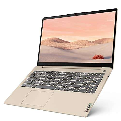 Lenovo IdeaPad Thin and Light Laptop, 15.6" FHD Display, AMD Ryzen 5 5500U Processor (eats i7-1185G7), 8GB RAM, 512GB PCIe SSD, Backlit Keyboard, Fingerprint Reader, Windows 11, Sand (Latest Model) 1