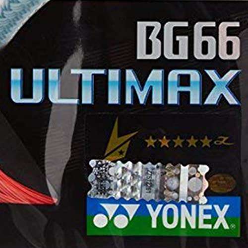 YONEX Ultimax BG 66 High-Polymer Nylon Badminton Strings (Black, 0.65mm) 5