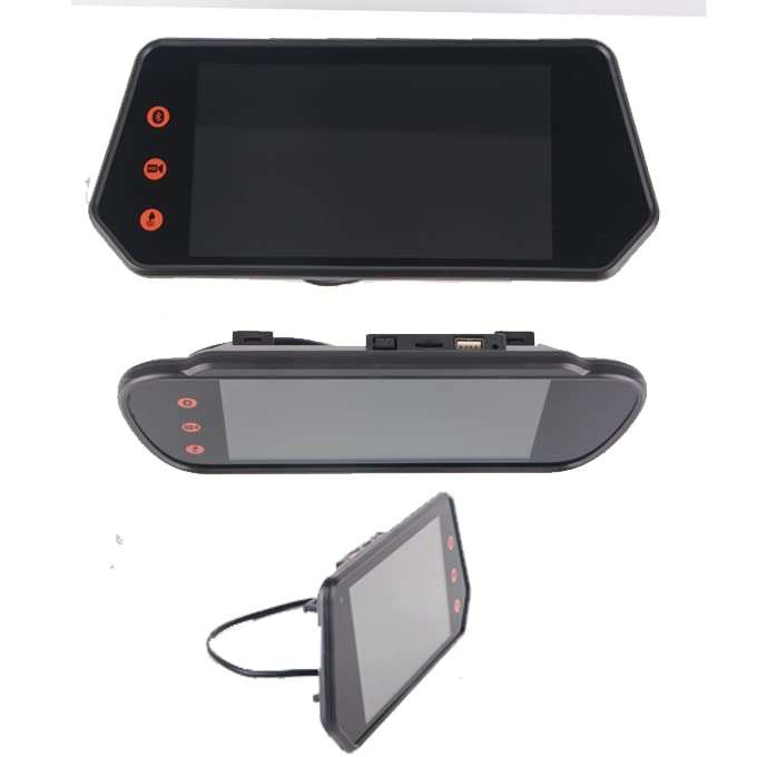 RKPSP 7inch/12V Full HD/Touch Screen MP5 Rearview Mirror Screen with 1080P Video Player/FM/USB Port/TF Card Port Screen for Tiago-2016 4