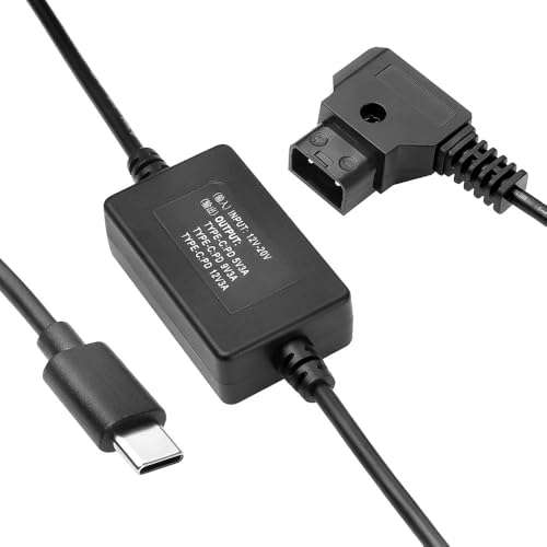 Alvin’s Cables USB-C Type-C to D-tap P-tap Power Flexible Cable 3