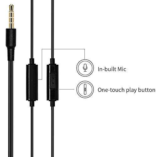 MINISO Wired in Ear Earphone with Mic (Black) 5