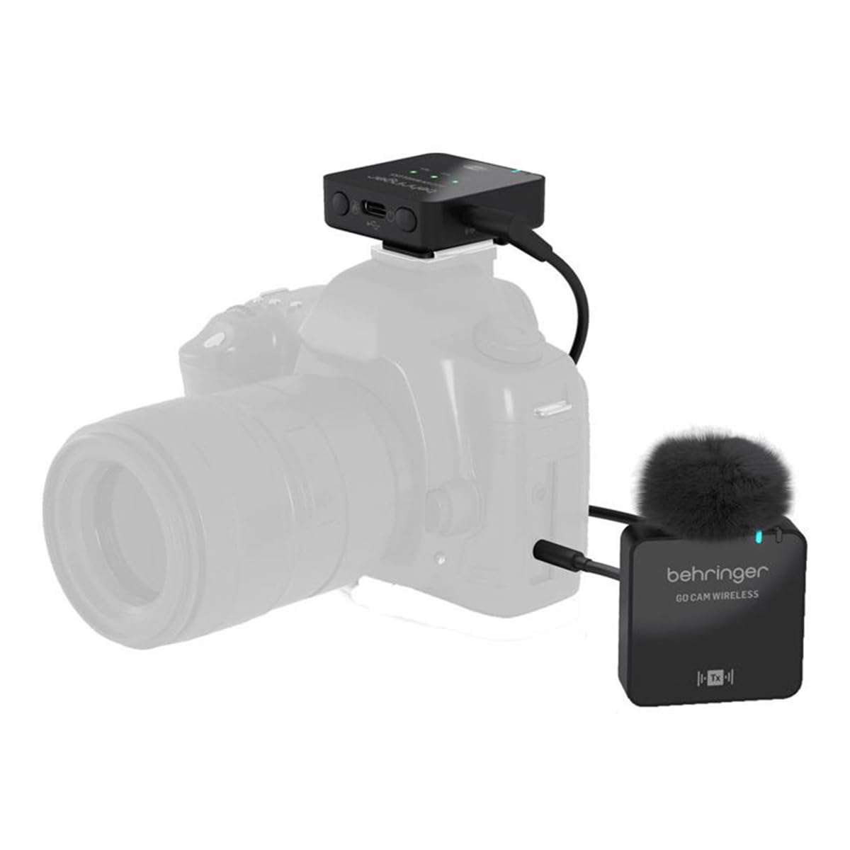 Behringer GO CAM Wireless Digital Clip-On Microphone System for Content Creators (GO CAM Wireless) 6