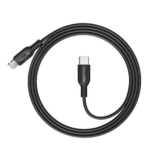 amazon basics Mfi Certified 91.44Cm Usb C To Lightning Tpe Charging Cable , Black 4