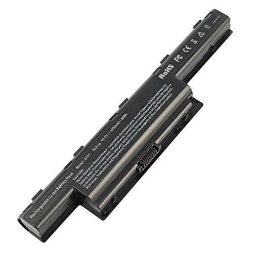 New Laptop Battery for Gateway Ns41i01fr Nv55s02u Nv55s03u Nv55s04u 4400mah 6cell by Laptop Battery 1 1