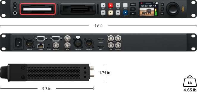Blackmagic Design HyperDeck Studio HD Pro Recorder (HYPERD/ST/DFHP) 5