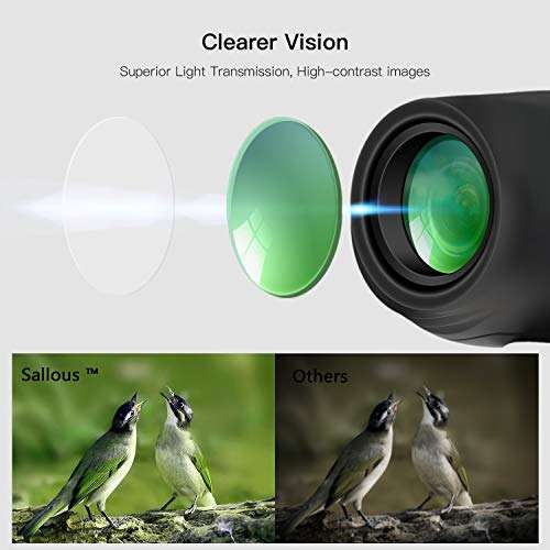 10X25 Compact Binoculars, Small Lightweight Binocular for Adults & Kids, Binoculars for Bird Watching Traveling Hiking Wildlife Outdoor, Easy Focus Folding Binoculars for Opera Concert Theater 4