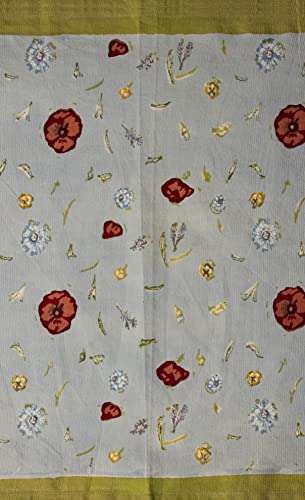 CONTRAST LIVING Sabita Hand Block Printed Kitchen Towel/Dish Towel/Hand Towel Multi Color Set of 3 Pcs 2