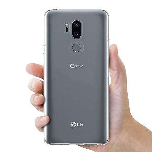MaiJin Case for LG G7 ThinQ/LG G7 Plus ThinQ (6.1 inch) Soft TPU Rubber Gel Bumper Transparent Back Cover 2