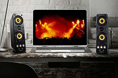 Creative GigaWorks T40 Series II 2.0 Multimedia Speaker System with BasXPort Technology, Black 5