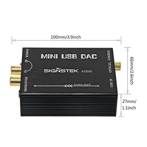 Signstek HiFi USB to Coaxial S/PDIF Converter Convert Digital to Analogue Signal Mini USB DAC PCM 4