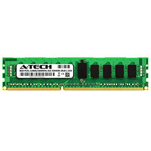 A-Tech 8GB for HP ProLiant BL685c G7 Server Blade (518873-B21) (1 x 8GB) PC3-12800 (DDR3-1600) ECC Registered RDIMM 240-Pin 2Rx8 1.35V Server Memory RAM 1