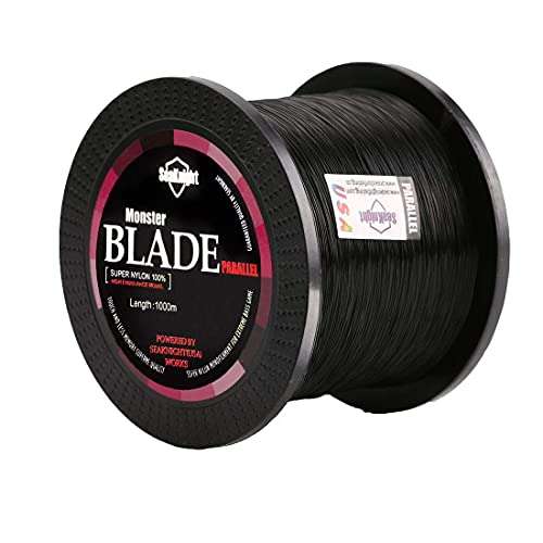 SeaKnight Blade Monofilament Fishing Line, 547Yds/ 1094Yds Japanese Material, High-Abrasion Resistance, Low-Ductility and Memory, Nylon Monofilament Line, for Fresh and Salt Water 2-35LB