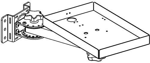 Practical Quality Systems Wall Mount 8" Arm with Printer and Peripheral Tray 5