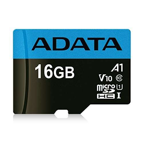 ADATA Premier 16GB MicroSDHC/SDXC UHS-I Class 10 V10 A1 Memory Card with Adapter Read up to 100 MB/s (AUSDH16GUICL10A1-RA1) 2