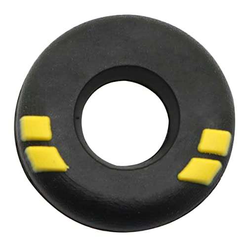 ZRM&E 4pcs Tennis Racquet Dampeners Natural Rubber Tennis Racket Damper Shock Absorber, Black 5