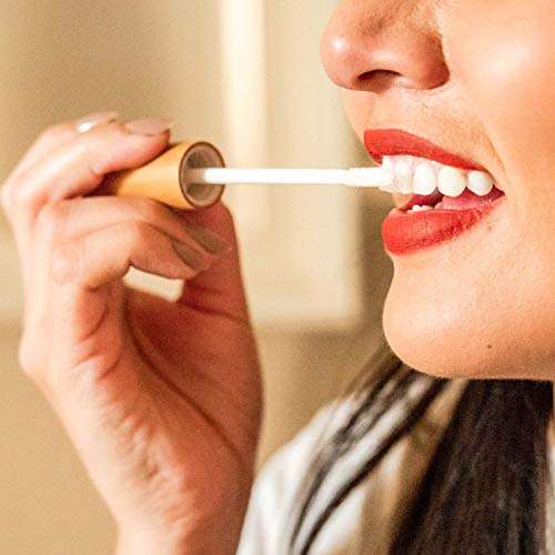 Dr. Ginger's Coconut Oil Tooth Whitening Pen – Rapid Brightening for Sensitive Teeth and Gums - Mint Flavor, 0.35oz - Blended with Teeth Whitening Essence and Xylitol for Brighter Smile 5