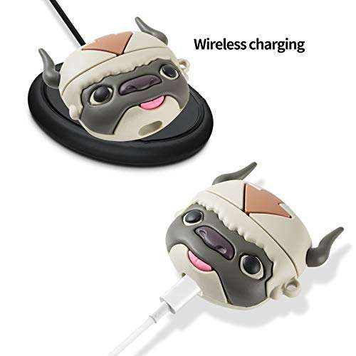 Cute Cartoon Air pod Case with Keychain for Boys Girls Compatible Avatar Miyazaki Hayao for Appa Airpod 3 Pro Wraps Case Men Women Skin Designer Soft Silicone Holder Cover (Case for Airpod Pro) 2