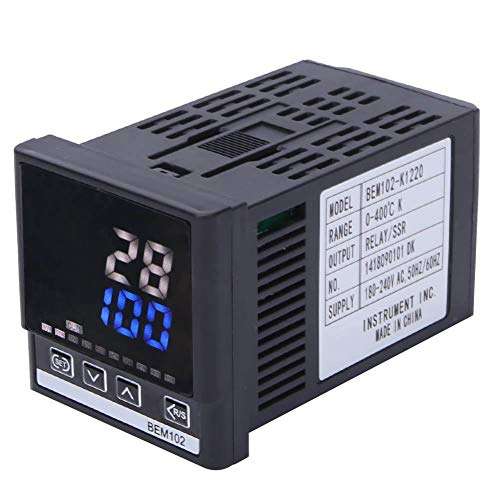 Romantic Valentine's Day K-Type Thermostat Temperature, Digital Temperature Controller, 0-400°C Thermostat, High Accuracy 180-240VAC 50/60Hz Ovens Industrial Boilers for Heating Furnaces Petrochem 1