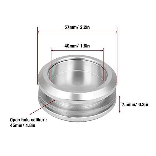 Hilitand Aluminum Alloy Bathroom Round Handle Shower Glass Door Handle Pull Knob for Sliding Door 3