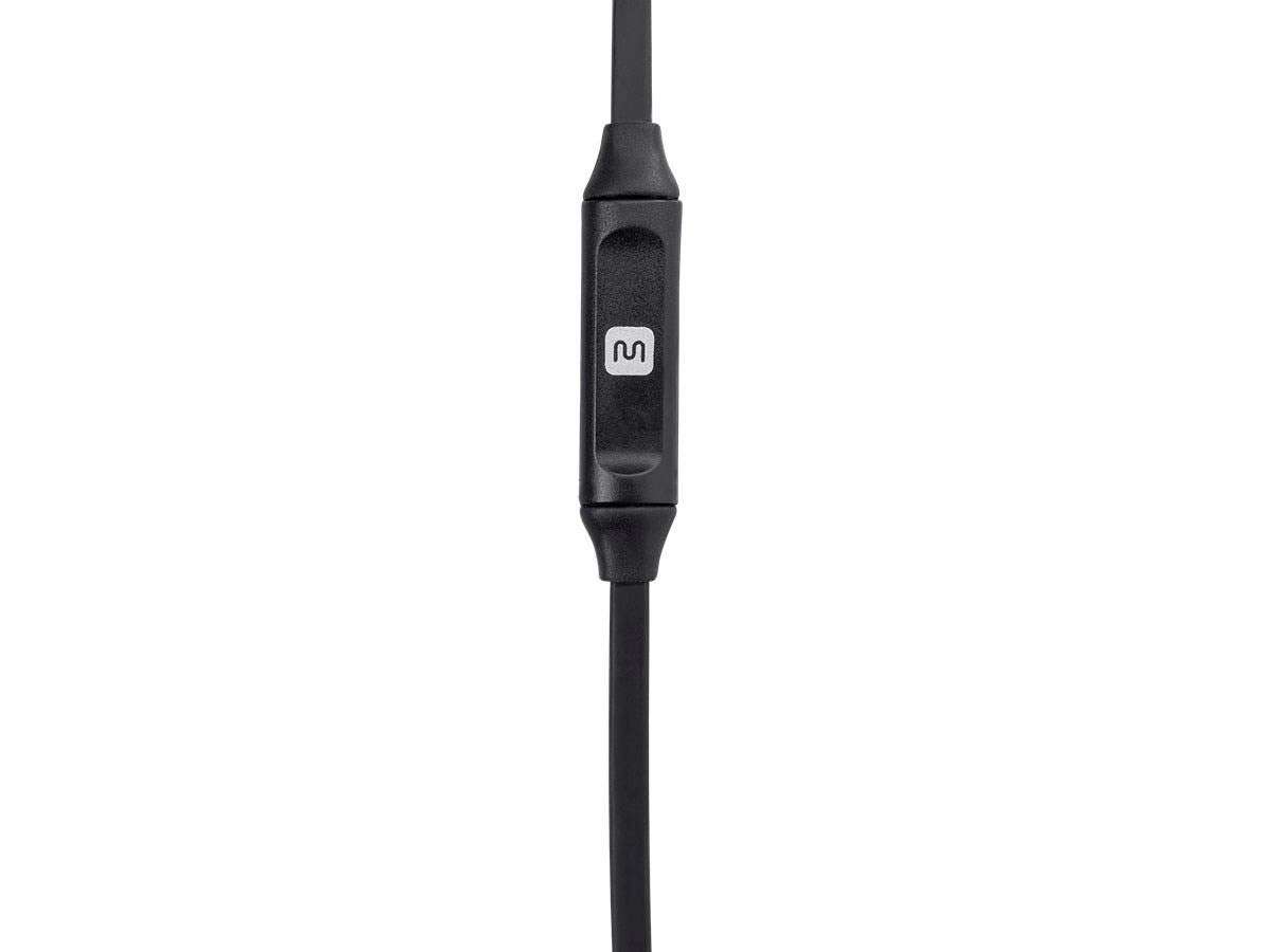 Monoprice Hi-Fi Reflective Sound Technology Earbuds Headphones - Black/Carbonite with in-Line Controller and Microphone 4