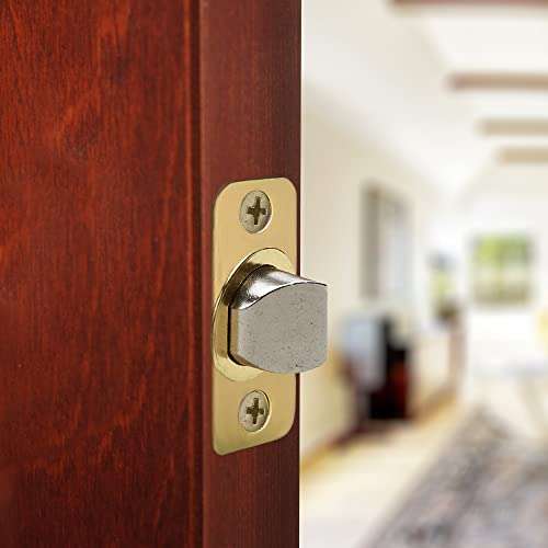 Design House 783175 6-Way Universal Replacement Passage Latch, Polished Brass 4