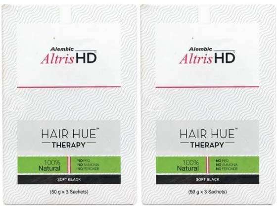 Radiancy Altris HD HAIR HUE Therapy Soft Black 150gm-Pack of 2 1