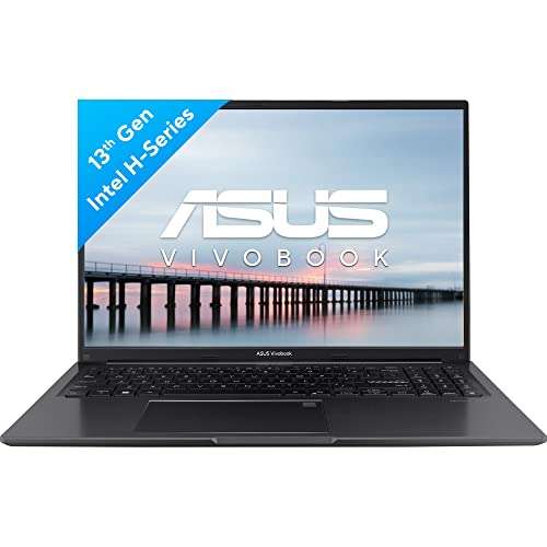ASUS Vivobook 16 (2023), Intel Core i5-13500H 13th Gen, 16" (40.64 cm) FHD+, Thin & Light Laptop (16GB/512GB SSD/Intel Iris Xᵉ/Win 11/Office 2021/Backlit KB/Fingerprint/Black/1.88 kg), X1605VA-MB541WS 1
