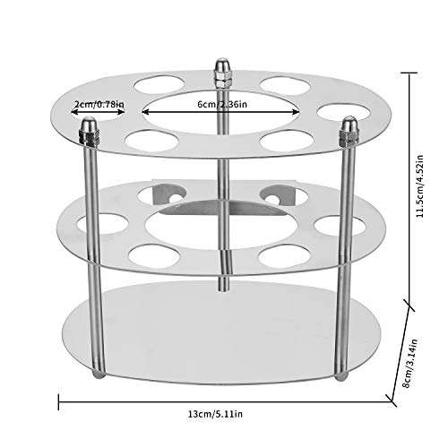 Nowyeh Toothbrush Holder for Bathroom, Stainless Steel Toothbrush Holder Toothpaste Holder Stand, Bathroom Toothbrush Organizer for Comb, Razor, Easy to Clean 3