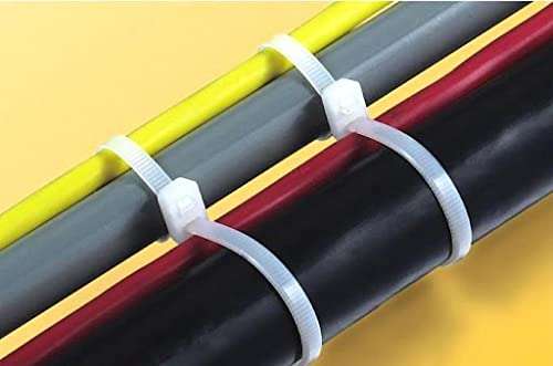 Cable Tie - (Set of 500pcs White Cable Ties) (200X3.6mm) 3