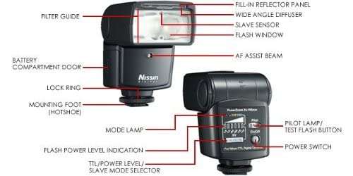 Nissin Di466 Speedlight for Canon Digital SLR Cameras, Guide number 109 2