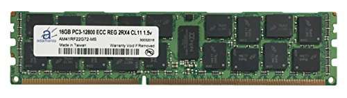Adamanta 16GB (1x16GB) Server Memory Upgrade for HP Proliant DL385p G8 DDR3 1600Mhz PC3-12800 ECC Registered 2Rx4 CL11 1.5v 1