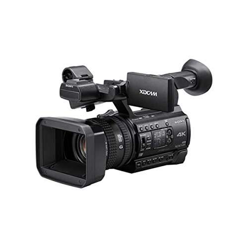 Sony PXW-Z150 Compact 4K Handheld XDCAM Professional Camcorder, 12x Optical Zoom - Bundle with 64GB U3 SDHC Card, Spare Battery, 62mm Filter Kit, Cleaning Kit, Card Reader, Memory Wallet 2