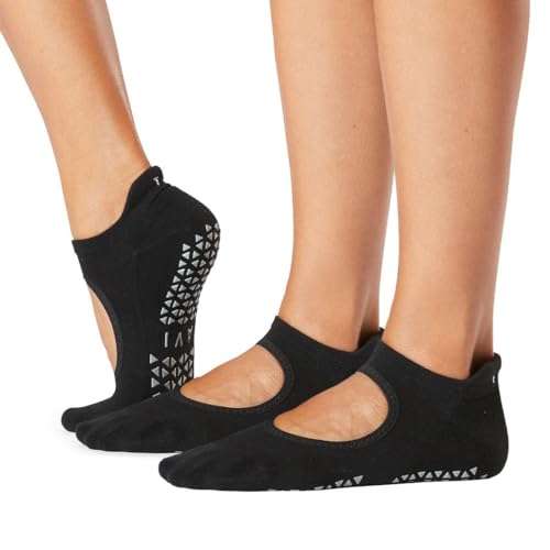 TAVI NOIR Emma Non Slip Socks for Women - Non Skid Grippy for Active Sports Workout Barre, Pilates, Yoga Socks 1