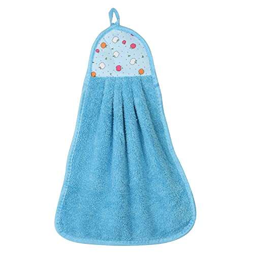 YUKU Microfiber wash Basin Hanging Hand Kitchen Towel Napkin with Ties, 40 x 28 cm,Color,Assorted (3) 4
