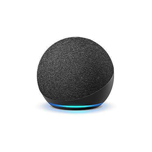 Echo Dot (4th Gen) | Smart speaker with Alexa (Black)