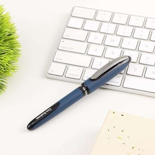 Luxor Schneider, One Business Roller Ball Pen - Black, 0.6mm, 2200 mtrs writing length, Waterproof Ink, Consistent ink flow, Ideal for Professionals & Office essential 5