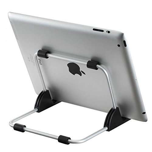Hoji All-in-one Aluminum Height-Adjustable Tab Holder and Foldable Tablet Stand Adjustable Height iPad Stand for 7-12.9 Inch Tablets & Phones1. Universal Desktop Stand for iPad, Kindle, E-Reader.