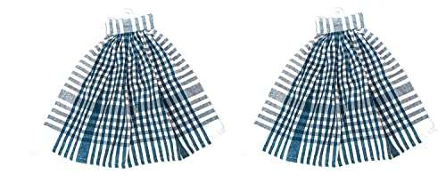 JEE Cotton Kitchen Towels for Wiping, Cleaning Counter Tops, Vessel Cleaning etc, (Small_Blue) Pack of 2 1