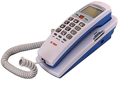 Praxon Landline Corded Telephone - Digital LCD Display Intercom Telephone - KX-T555 Caller ID Phone - Random Color 1