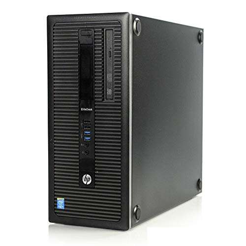 HP EliteDesk 800 G1 Mini-Tower Desktop, Intel Core i5 4570 3.2Ghz, 32GB DDR3, 1TB SSD Hard Drive, DVD-RW, Windows 10 Pro x64 (Renewed) 4