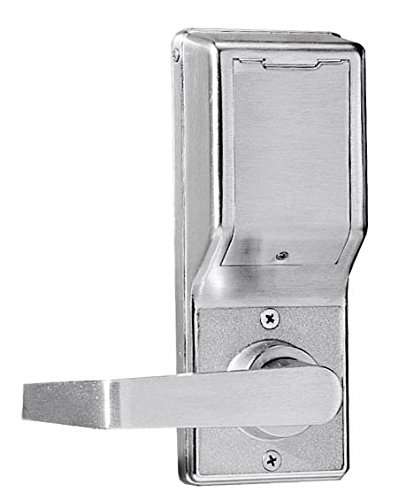 Alarm Lock - DL2700WP26D Trilogy T2 100-User Weatherproof Electronic Digital Keypad Cylindrical Lock Leverset, Satin Chrome Finish 3