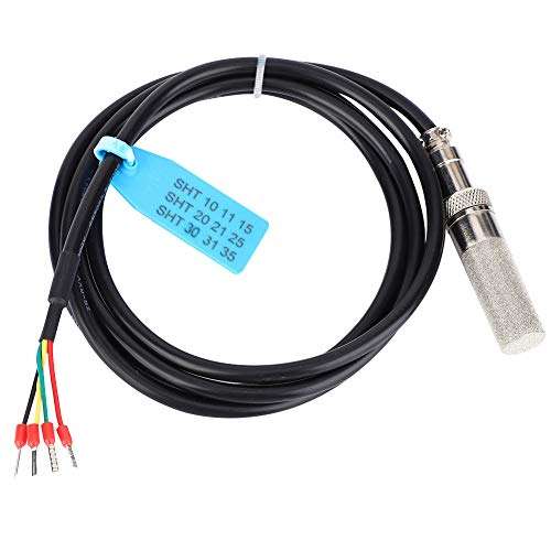FS200-SHT3X Soil Temperature and Humidity Sensor Probe, Soil Moisture Sensor Meter Digital Soil Temperature Humidity Sensor Meter -20~100 0~100% RH, Soil Sensor(SHT31) 5