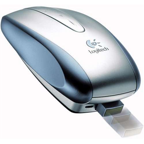 Logitech V500 6-Button USB Cordless Optical Notebook Mouse 1