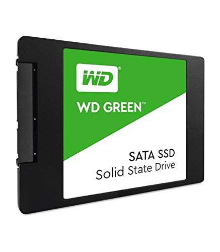 Western Digital 1TB WD Green Internal PC SSD Solid State Drive - SATA III 6 Gb/s, 2.5"/7mm, Up to 550 MB/s - WDS100T2G0A 1