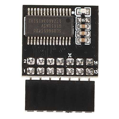 Yunseity TPM2.0 Module, 14 Pin TPM Module Motherboard, TPM2.0 Security Module with Standalone Encryption Processor for for Module 5