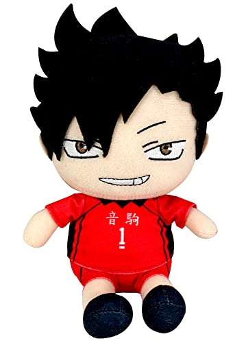 Great Eastern Entertainment Haikyu!! S2- Kuroo Sitting Pose 6" Plush, Multicolor