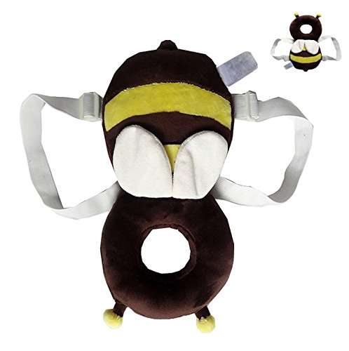 Futaba Baby Headrest Wings Drop Resistance Learn Walking Pillow - Brown 4
