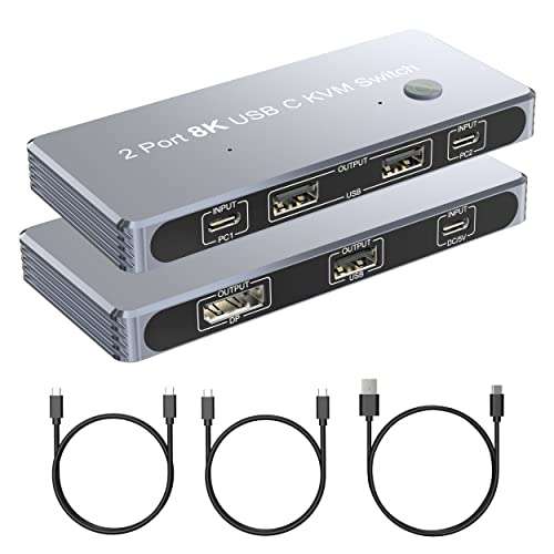 PDTXCLS HLXFF3 DGHUMEN Mini DisplayPort to DisplayPort Cable, Mini DP to DP Cable, with Dual Mini DisplayPort and Standard DisplayPort Connectors, Support 8K@60Hz/4K@144Hz (10ft/3M)